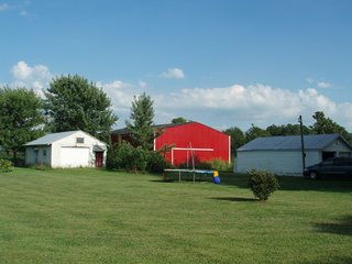 1600 Sq. Ft. farmhouse, machinery shed and outbuildings.  1 acre managed pond, woods, 45 prime tillable acres including 20 CRP acres.  Frontage on two roads.  Nice mix of tillable, CRP and wooded acres.  Only 15 minutes to Richmond, Indiana. - 60 Acre Complete Farm Unit